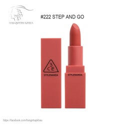 Son 3ce mood recipe matte lip color #222 Step And Go