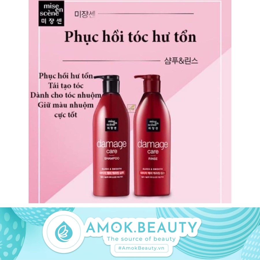 Dầu gội xả Miseen Scene Perfect Serum Shampoo And Conditioner Hàn Quốc 680ml